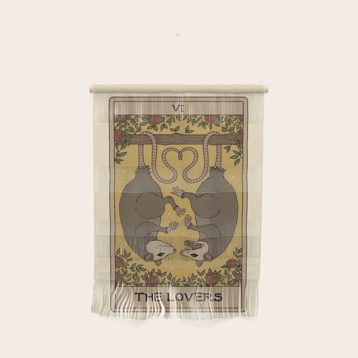 The Lovers - Possum Tarot Wall Hanging Gallery Image 1