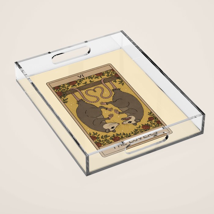 The Lovers - Possum Tarot Acrylic Tray Gallery Image 1