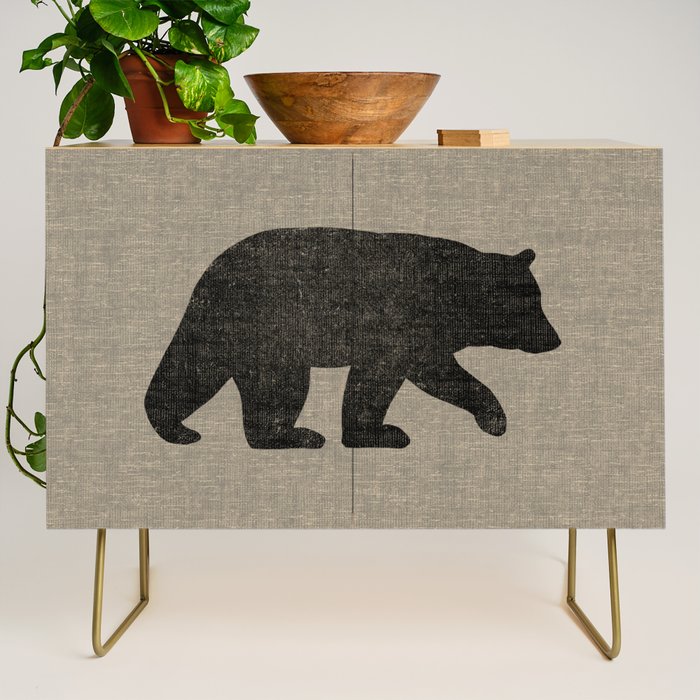 Black Bear Silhouette Credenza Gallery Image 1