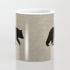 Black Bear Silhouette Coffee Mug Gallery Image 4