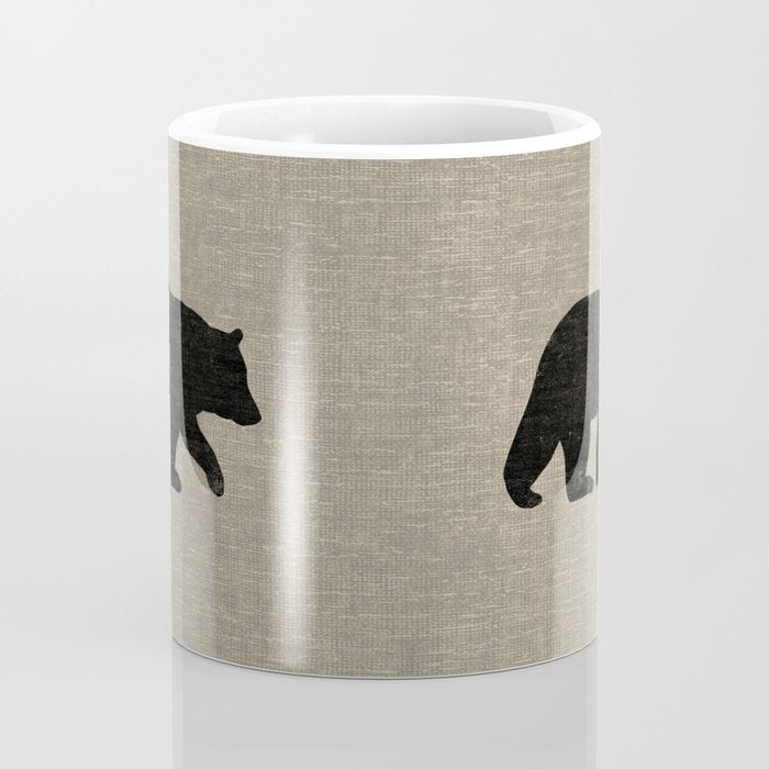 Black Bear Silhouette Coffee Mug Gallery Image 4