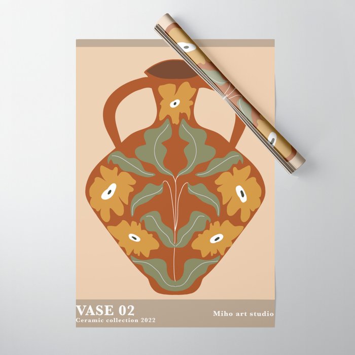 Vase 2 Wrapping Paper Gallery Image 1