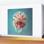 Floral Jellyfish Wall Mural Gallery Image 2