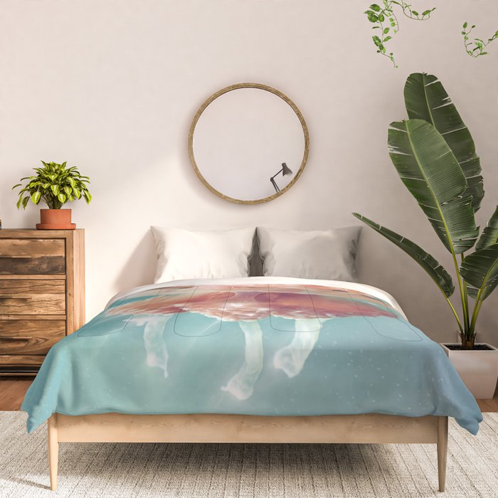 Floral Jellyfish Comforter Gallery Image 3