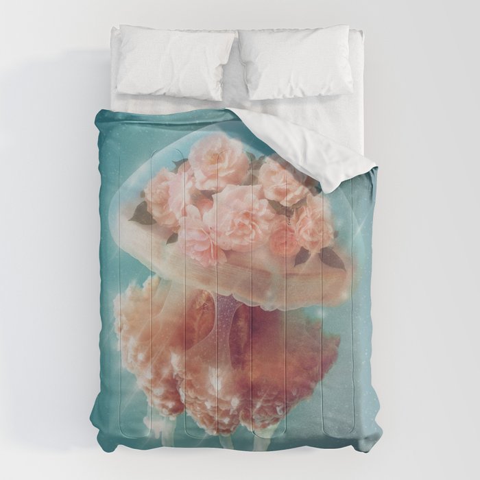 Floral Jellyfish Comforter Gallery Image 6