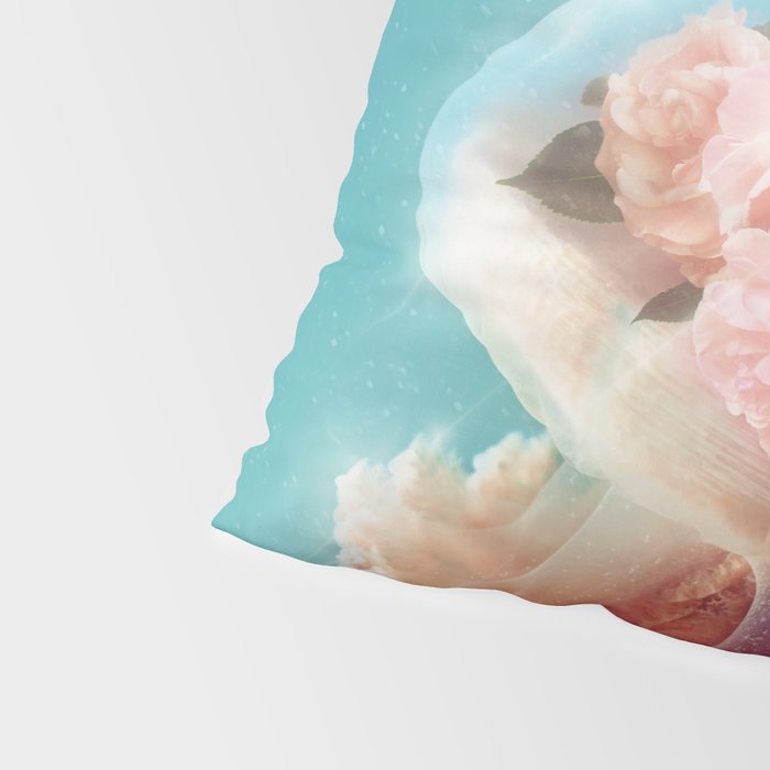 Floral Jellyfish Pillow Sham Gallery Image 4