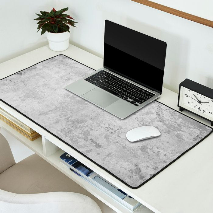 concrete wall vintage grey background,  wall texture * Desk Mat Gallery Image 2