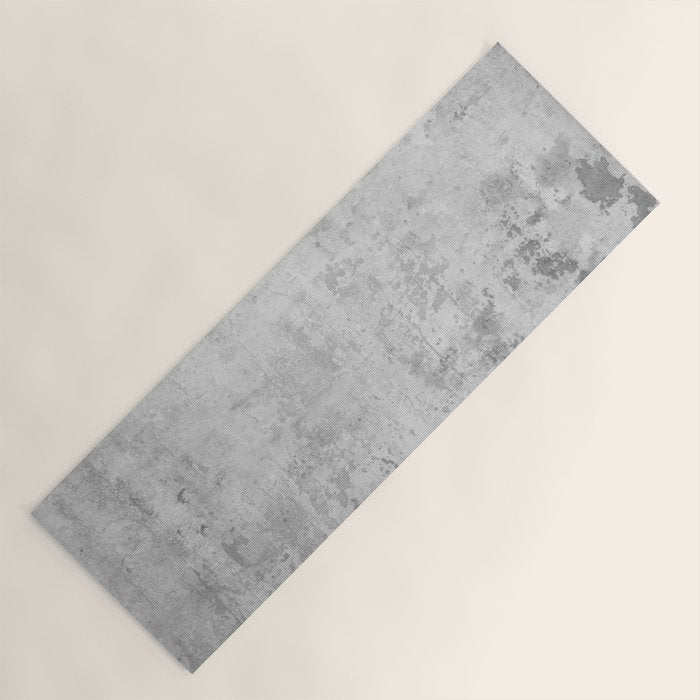 concrete wall vintage grey background,  wall texture * Yoga Mat Gallery Image 1