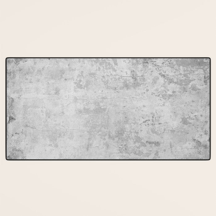 concrete wall vintage grey background,  wall texture * Desk Mat Gallery Image 3