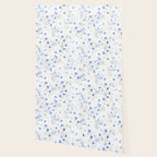 blue abstract hydrangea pattern Wallpaper Gallery Image 2