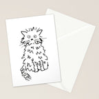 Fluffy cat Stationery Card Gallery Image 2