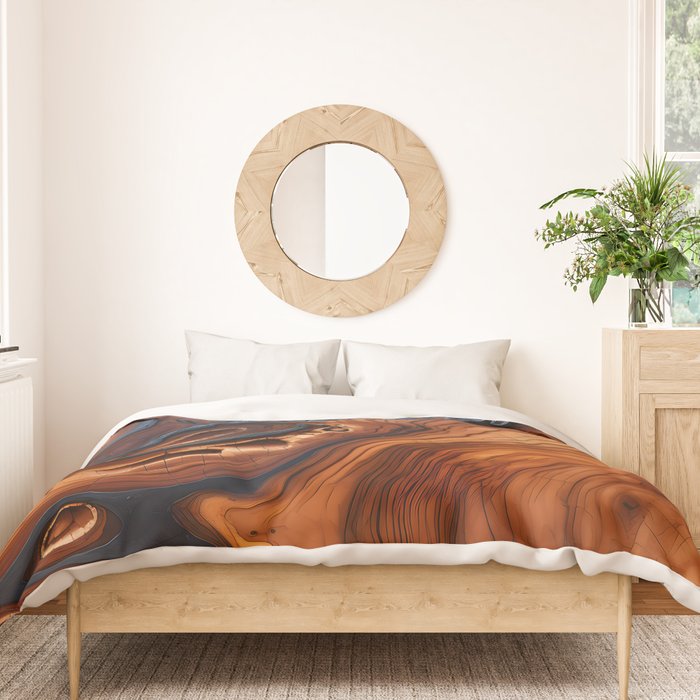Ethereal Wooden Duvet Cover Gallery Image 3