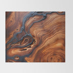 Ethereal Wooden Throw Blanket Gallery Image 2