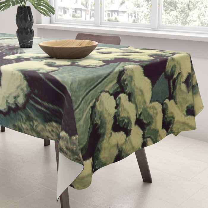 5 Lakes at Moonlight Tablecloth Gallery Image 3