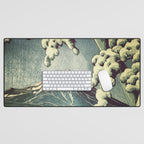 5 Lakes at Moonlight Desk Mat Gallery Image 1