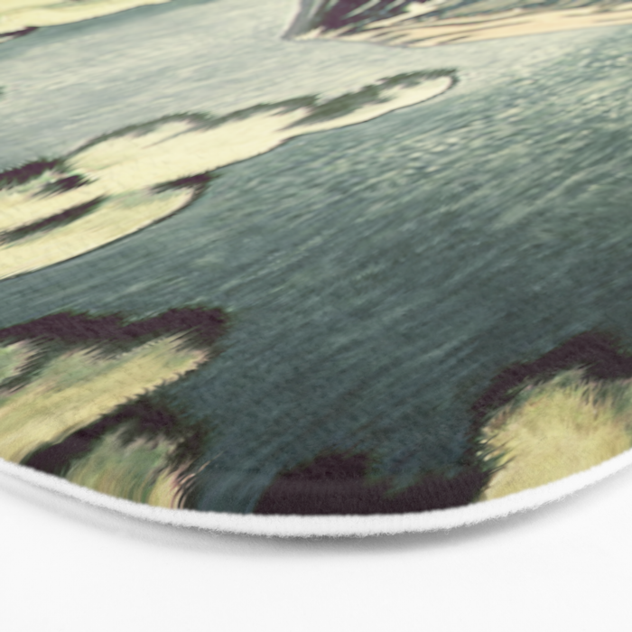 5 Lakes at Moonlight Bath Mat Gallery Image 3