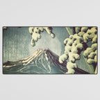 5 Lakes at Moonlight Desk Mat Gallery Image 3