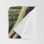 5 Lakes at Moonlight Throw Blanket Gallery Image 3