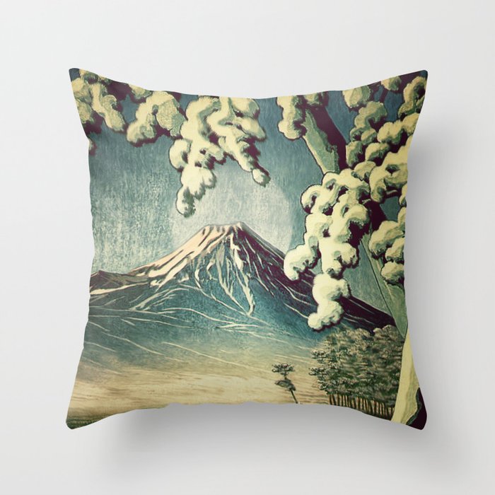 5 Lakes at Moonlight Throw Pillow Gallery Image 6