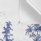 Chinoiserie Blue Landscape Wall Tapestry Gallery Image 3