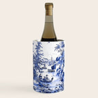 Chinoiserie Blue Landscape Wine Chiller Gallery Image 3
