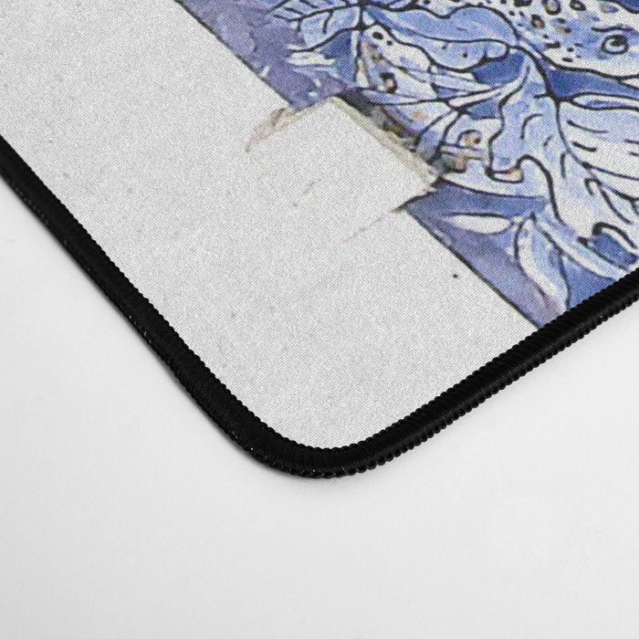 Chinoiserie Blue Landscape Desk Mat Gallery Image 4
