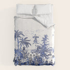 Chinoiserie Blue Landscape Comforter Gallery Image 6