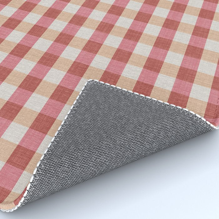 Cozy Gingham in Pink Rug Gallery Image 4
