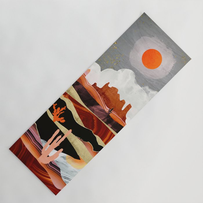 Coral Desert Lake Yoga Mat Gallery Image 1