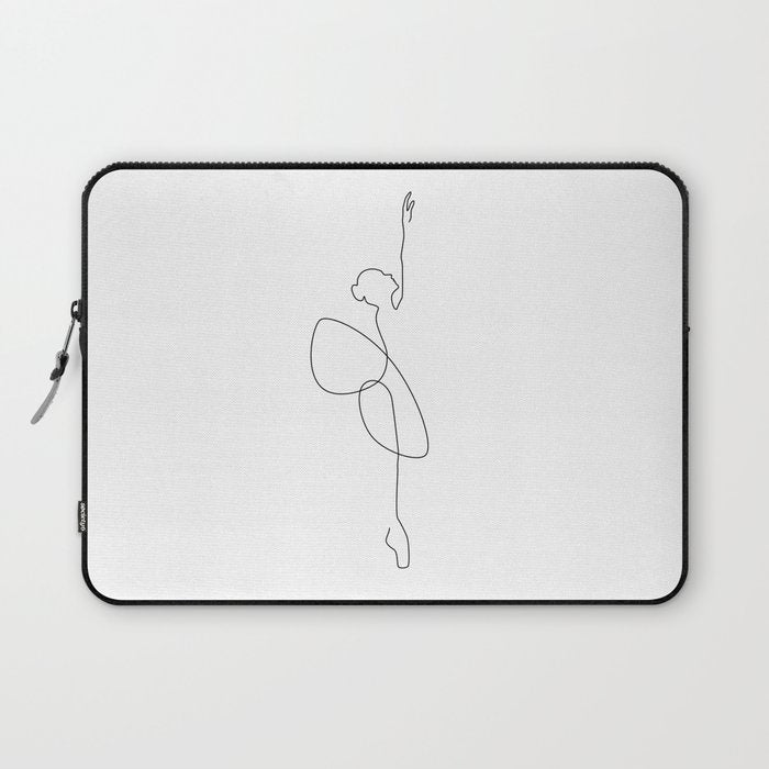 Line Ballerina Laptop Sleeve Gallery Image 1