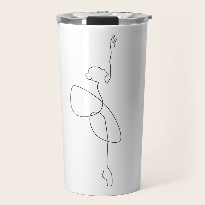 Line Ballerina Travel Mug Gallery Image 1