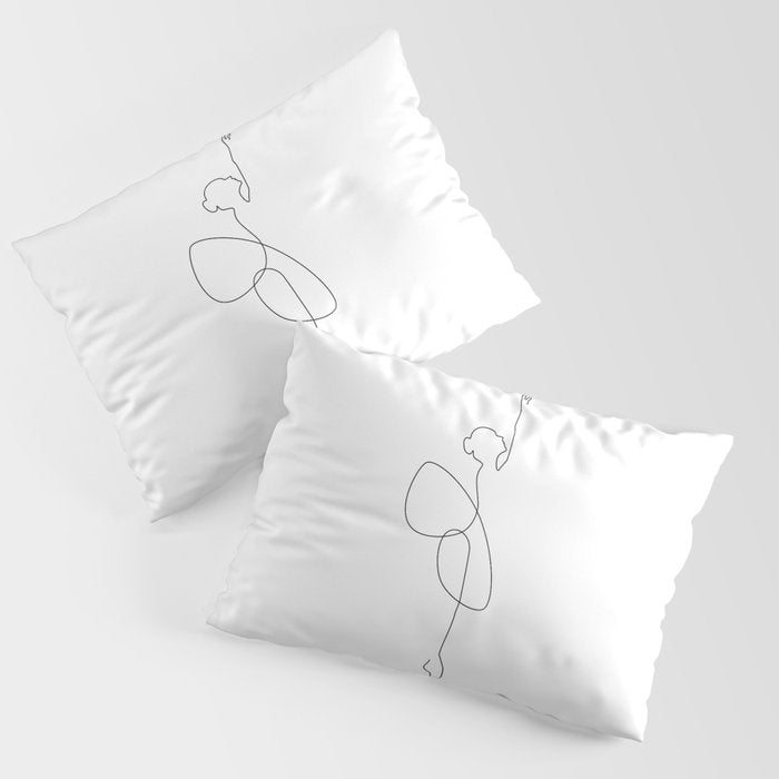 Line Ballerina Pillow Sham Gallery Image 3
