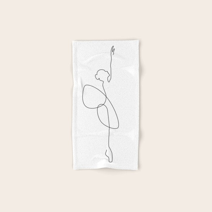 Line Ballerina Bath Towel Gallery Image 1