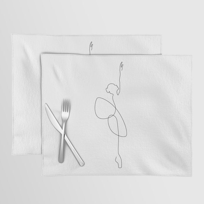 Line Ballerina Placemat Gallery Image 1