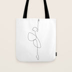 Line Ballerina Tote Bag Gallery Image 1
