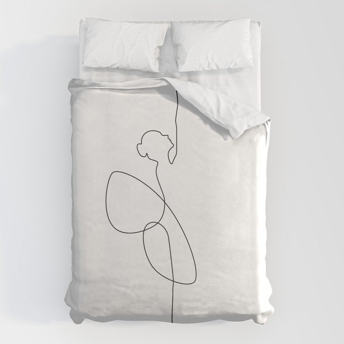 Line Ballerina Duvet Cover Gallery Image 6