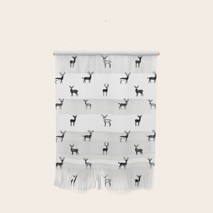 Reindeer animal art pattern Wall Hanging Gallery Image 1