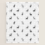 Reindeer animal art pattern Jigsaw Puzzle Gallery Image 1