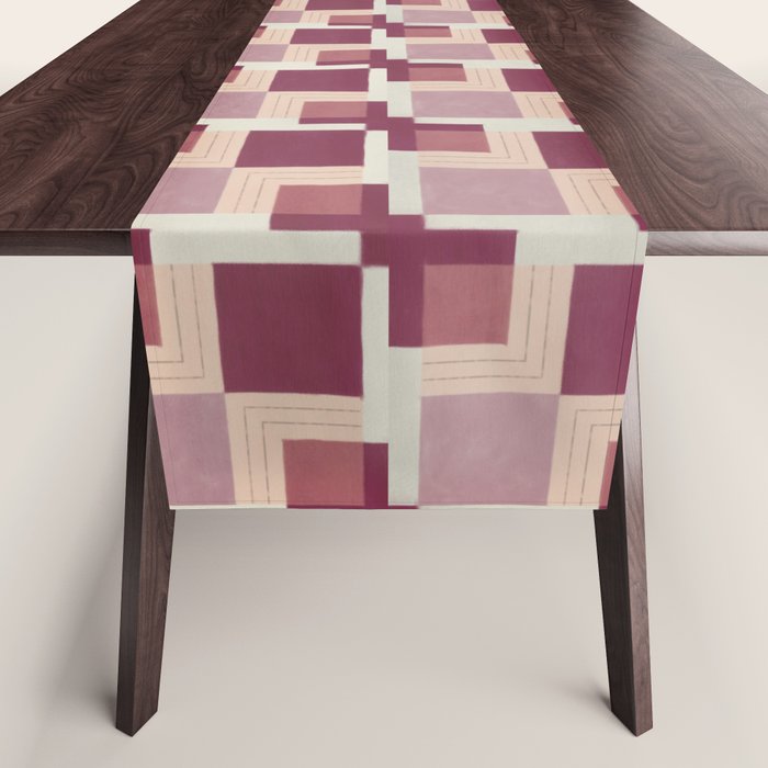 Geo Squares Table Runner Gallery Image 1