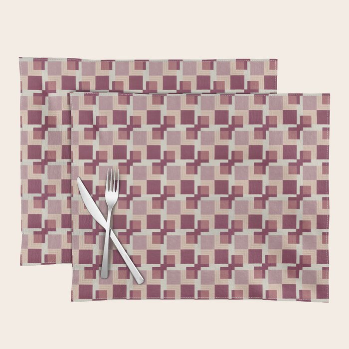 Geo Squares Placemat Gallery Image 1