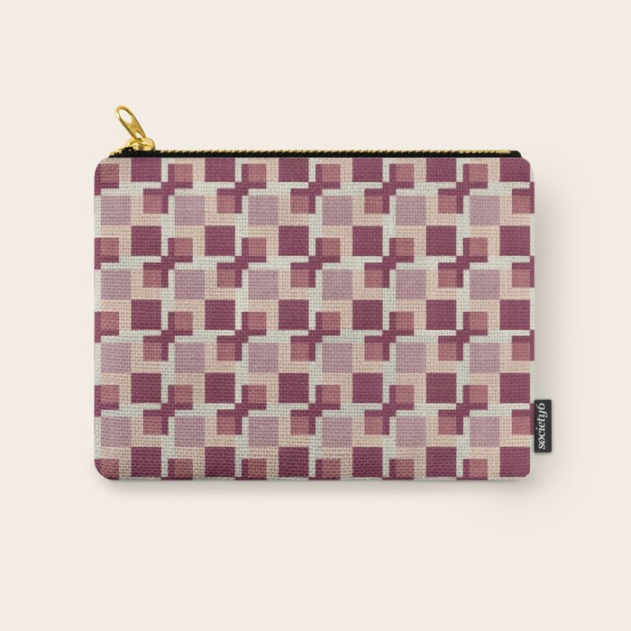 Geo Squares Carry All Pouch Gallery Image 1