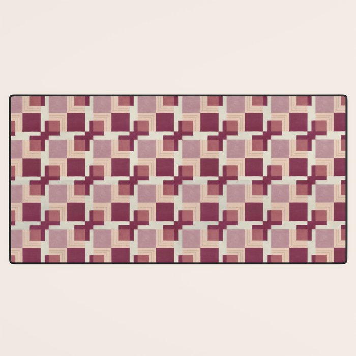 Geo Squares Desk Mat Gallery Image 3
