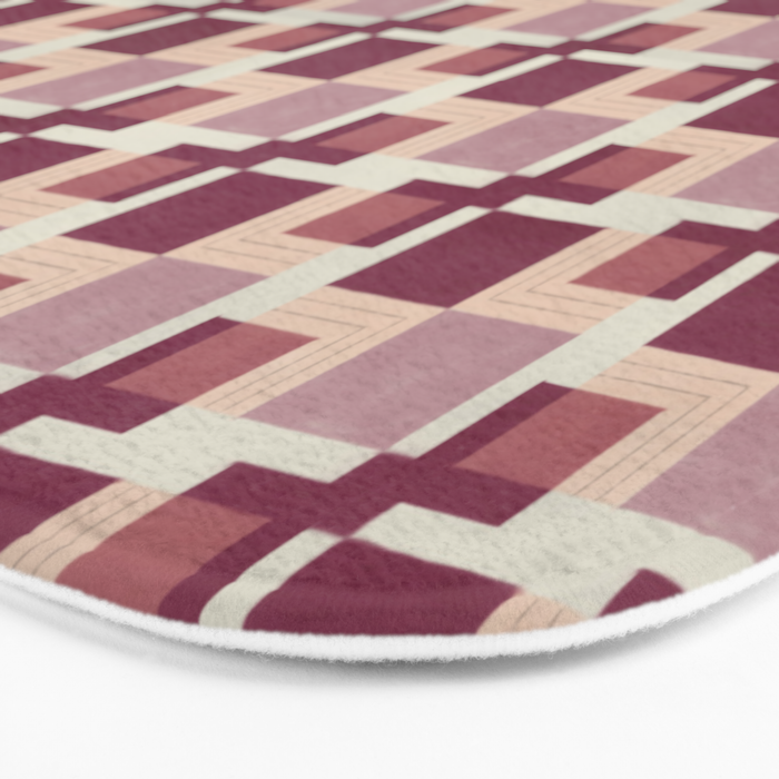 Geo Squares Bath Mat Gallery Image 3