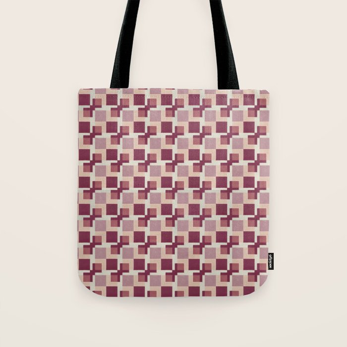 Geo Squares Tote Bag Gallery Image 1