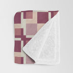 Geo Squares Throw Blanket Gallery Image 3