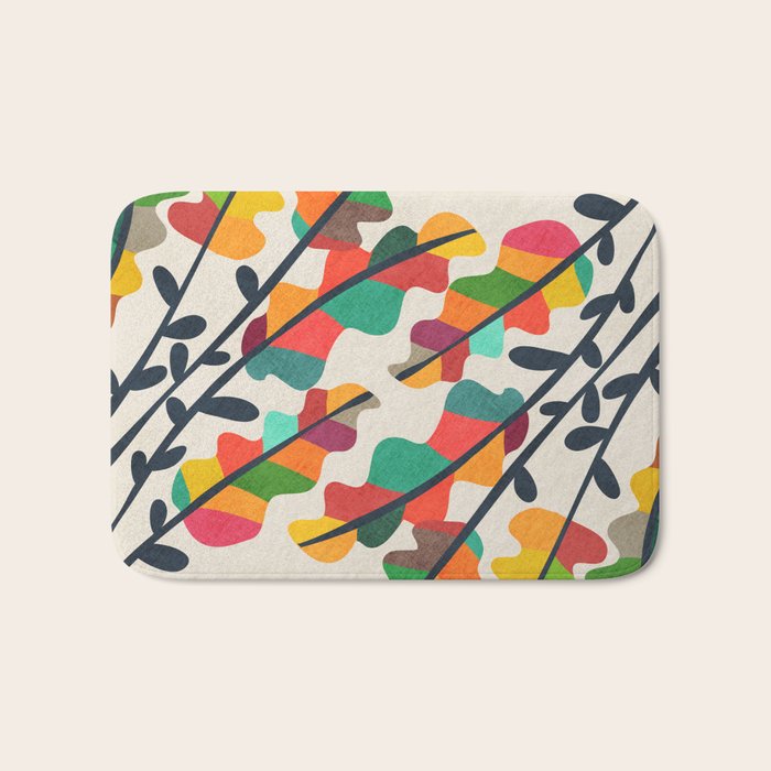 Flower from the meadow Bath Mat Gallery Image 1