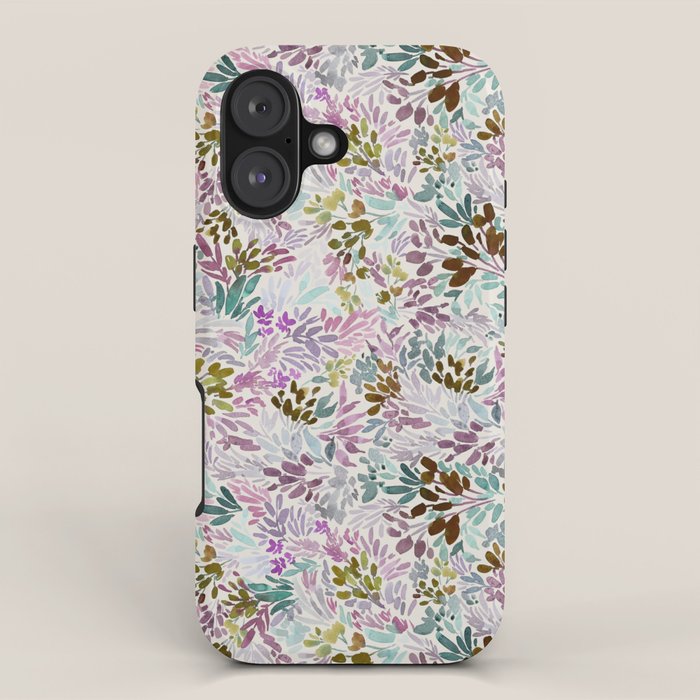 Beige Tory Flowers iPhone Case Gallery Image 1