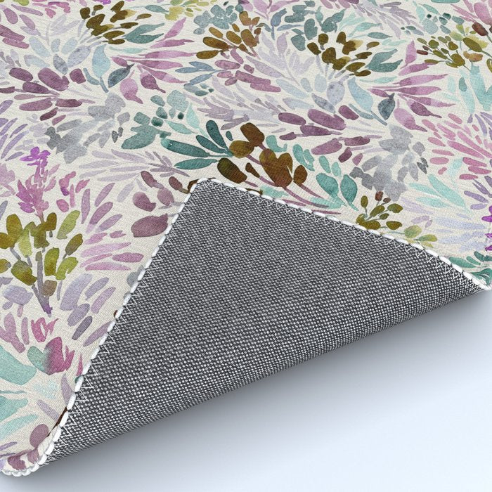 Beige Tory Flowers Rug Gallery Image 4