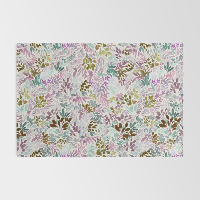 Beige Tory Flowers Rug Gallery Image 2