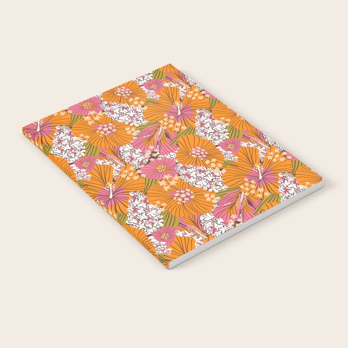 Bold Hibiscus in Retro Eclectic Notebook Gallery Image 2